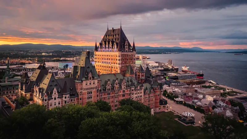 Fairmont Le Château Frontenac, Québec City, Canada